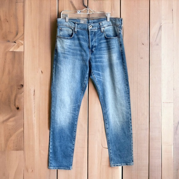 G-Star RAW 3301 Regular Tapered Jeans 34x32 NWT - Picture 2 of 5